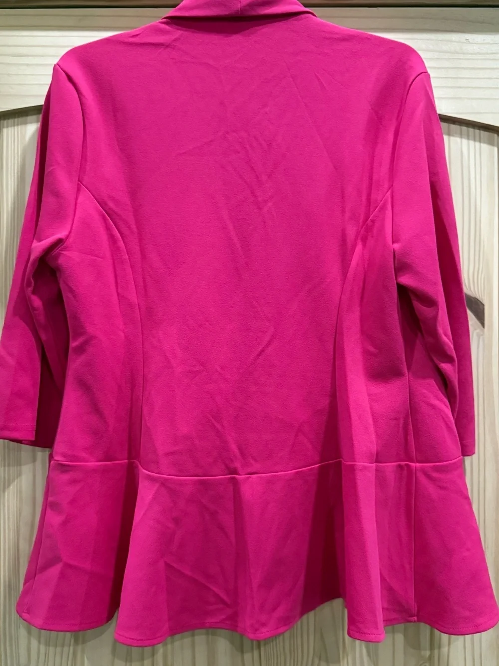 Women's Hot Pink Draped Open-Front Cardigan NWT